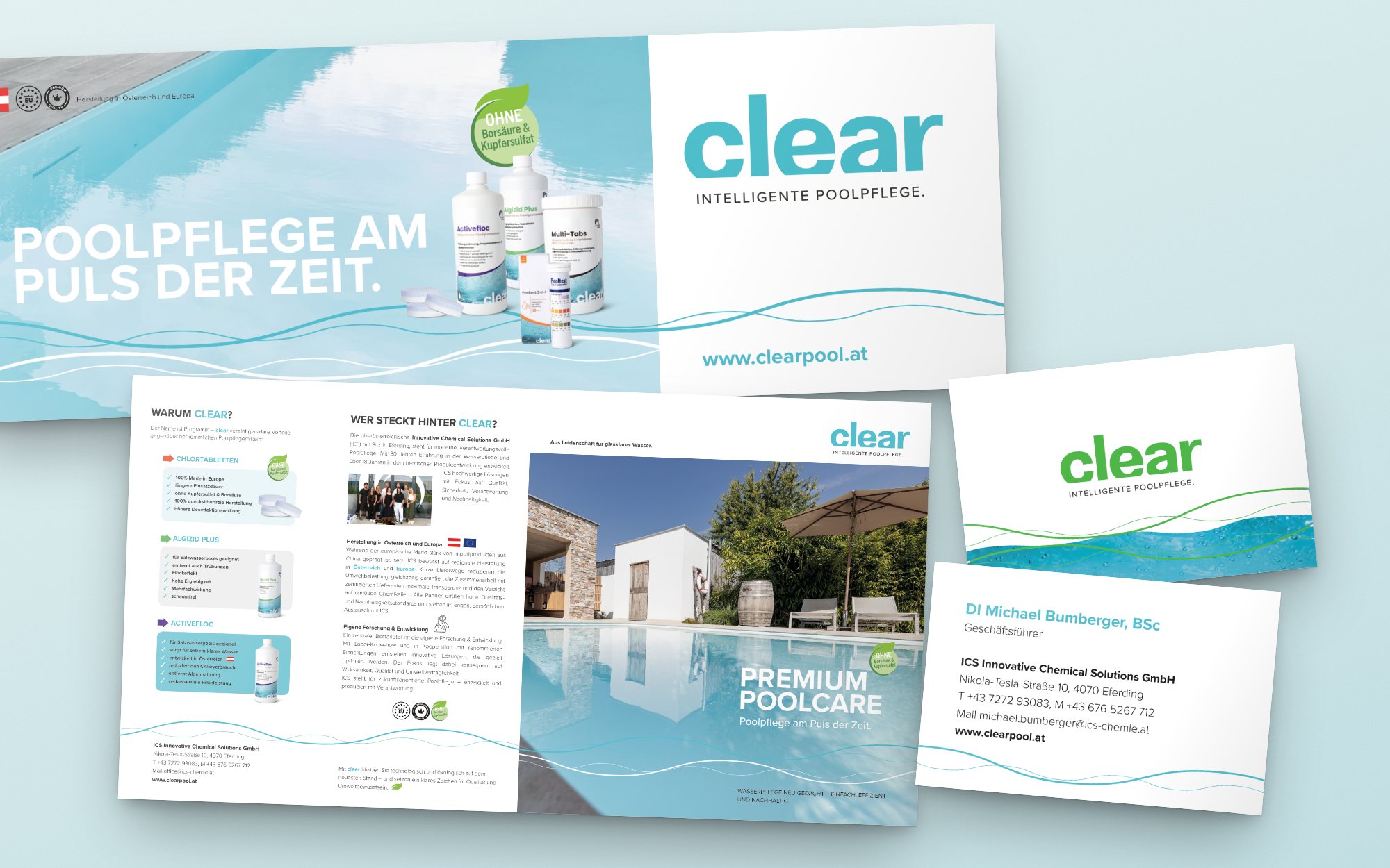 clear · Drucksorten