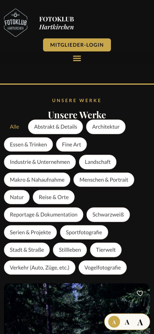 Galerie am Handy