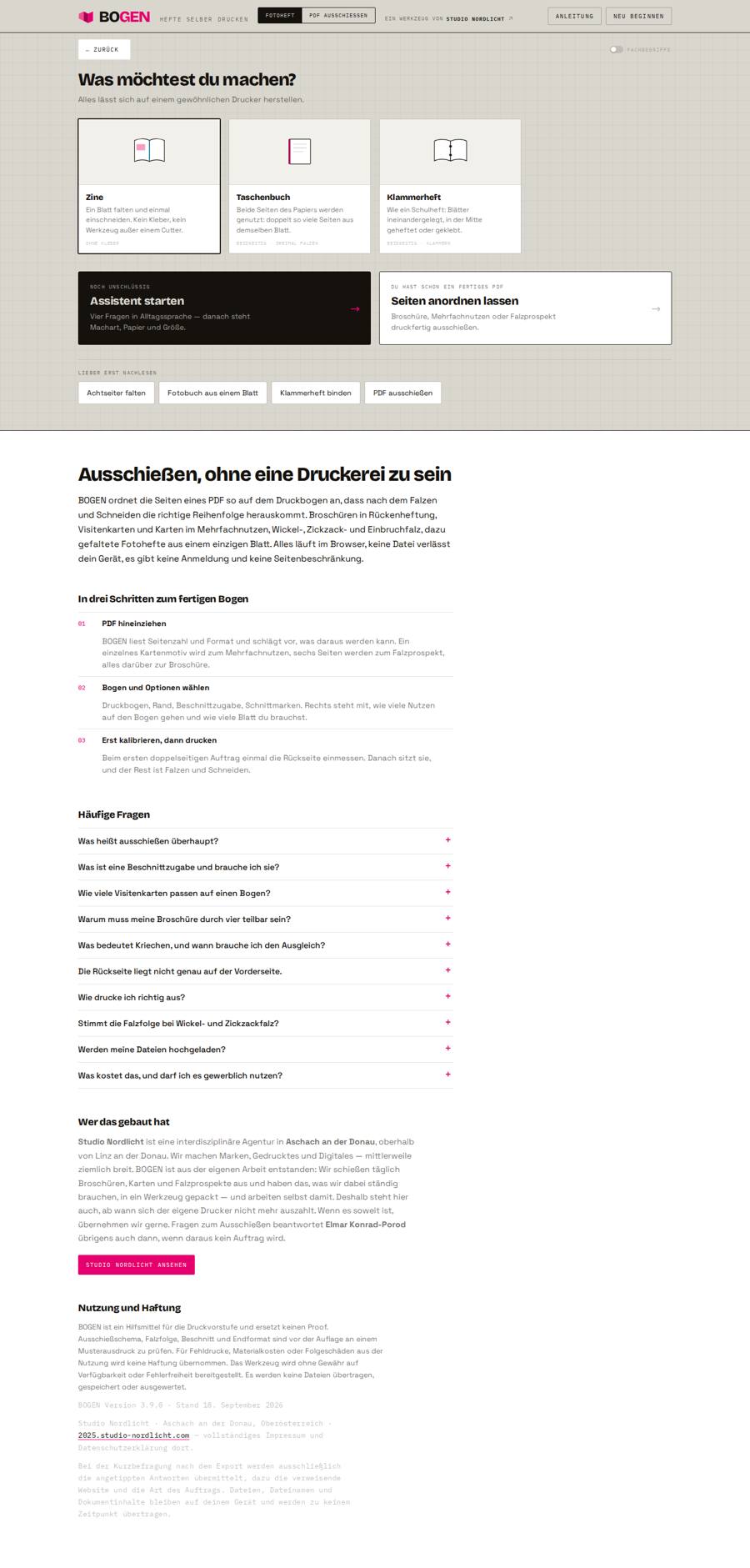 BOGEN Startseite