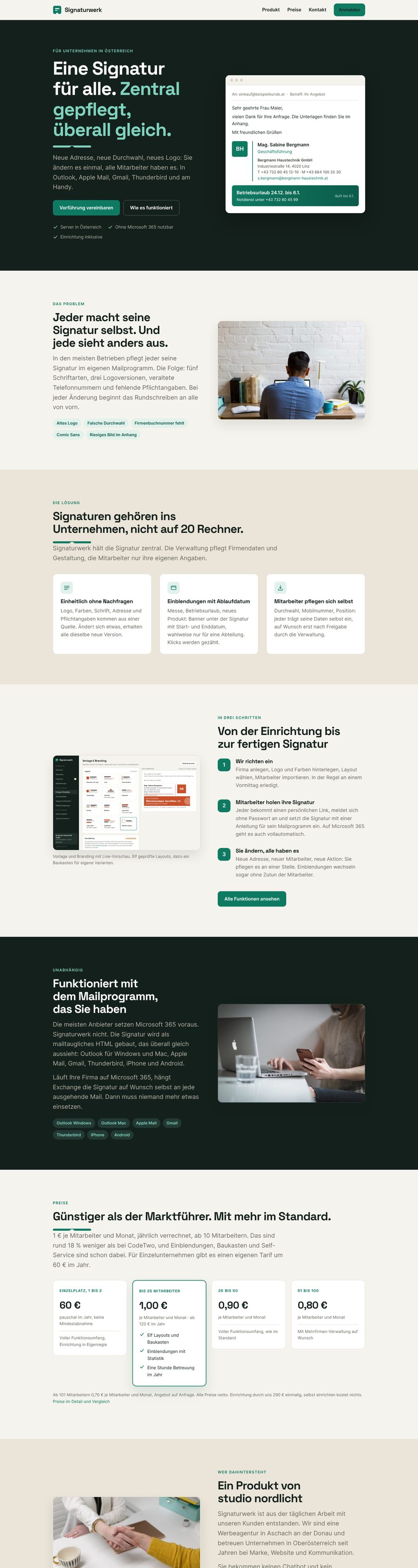 Signaturwerk Startseite