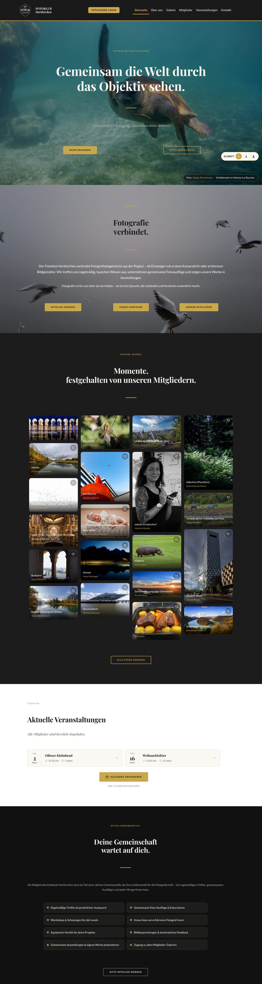 Website Fotoklub Hartkirchen